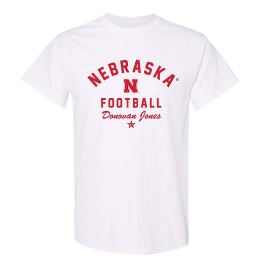 Nebraska - NCAA Football : Donovan Jones - Classic Shersey T-Shirt-0