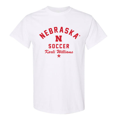 Nebraska - NCAA Women's Soccer : Karli Williams - Classic Shersey T-Shirt-0