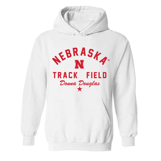 Nebraska - NCAA Women's Track & Field : Donna Douglas - Classic Shersey Hooded Sweatshirt-0