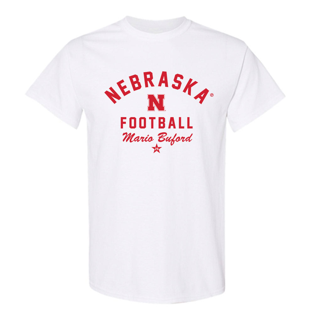 Nebraska - NCAA Football : Mario Buford - Classic Shersey T-Shirt-2