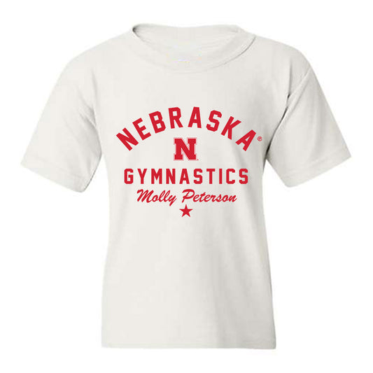 Nebraska - NCAA Women's Gymnastics : Molly Peterson - Classic Shersey Youth T-Shirt-0