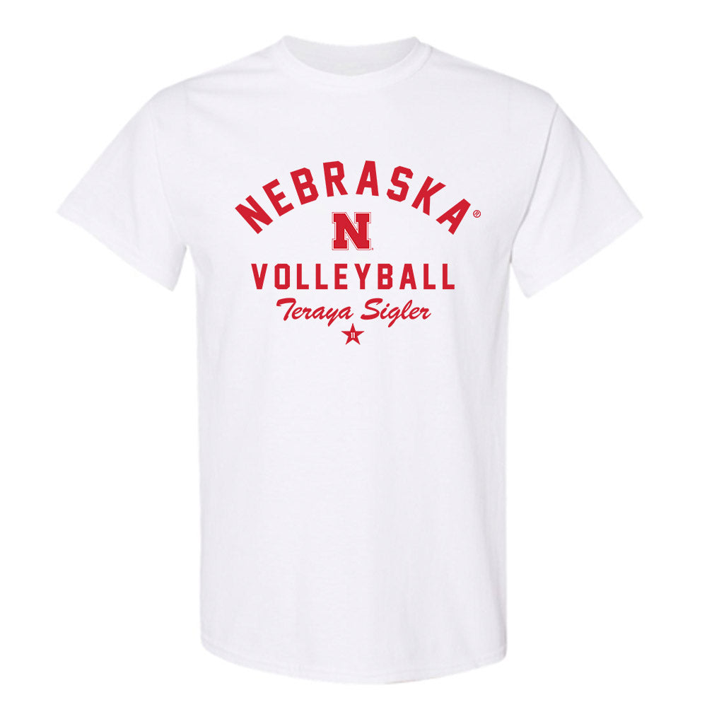 Nebraska - NCAA Women's Volleyball : Teraya Sigler - Classic Shersey T-Shirt-0