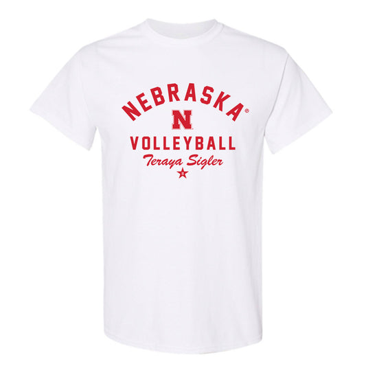 Nebraska - NCAA Women's Volleyball : Teraya Sigler - Classic Shersey T-Shirt-0