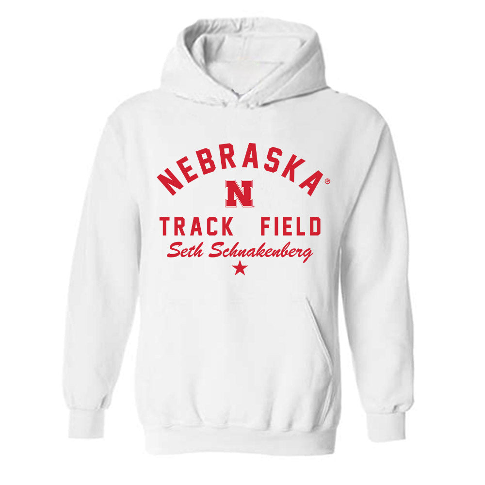 Nebraska - NCAA Men's Track & Field : Seth Schnakenberg - Classic Shersey Hooded Sweatshirt-0