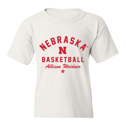 Nebraska - NCAA Women's Basketball : Allison Weidner - Classic Shersey Youth T-Shirt-0