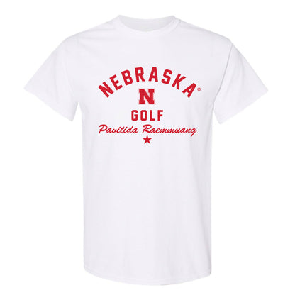 Nebraska - NCAA Women's Golf : Pavitida Raemmuang - Classic Shersey T-Shirt-2