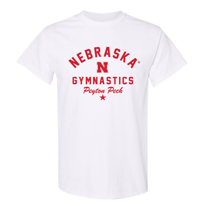 Nebraska - NCAA Women's Gymnastics : Peyton Pech - Classic Shersey T-Shirt-0
