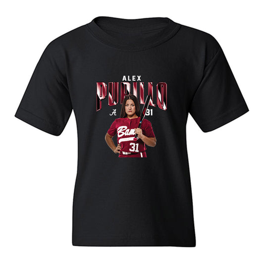 Alabama - NCAA Softball : Alexis Pupillo - Collage Youth T-Shirt-0