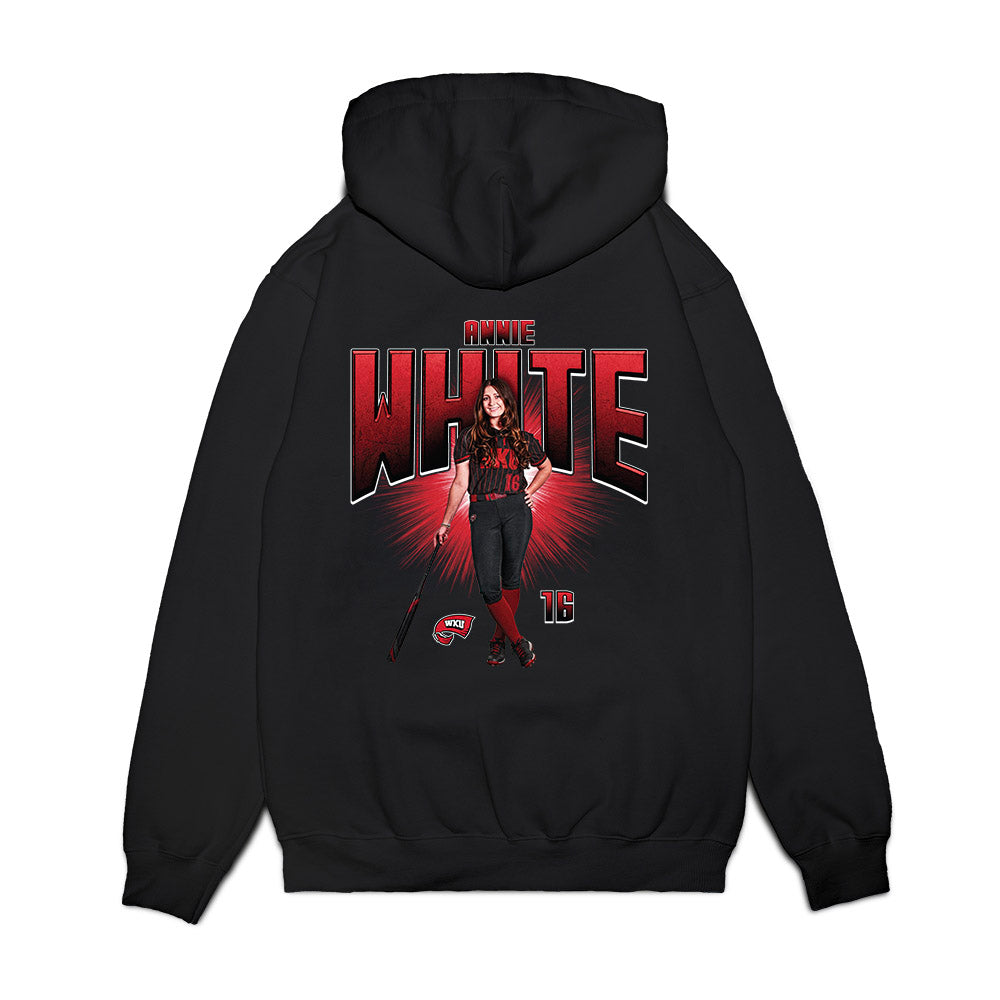 Western Kentucky - NCAA Softball : Annie White - Collage Premium Hooded Sweatshirt-1