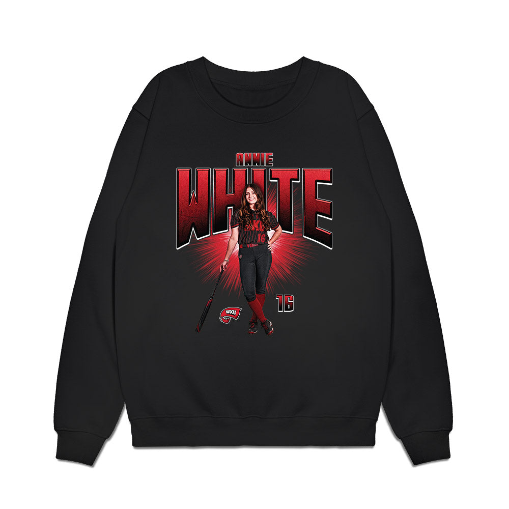 Western Kentucky - NCAA Softball : Annie White - Collage Premium Crewneck Sweatshirt-0