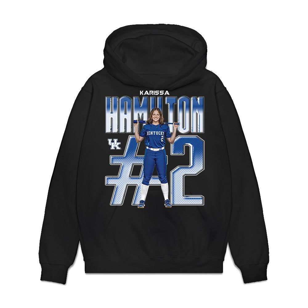 Kentucky - NCAA Softball : Karissa Hamilton - Collage Premium Hooded Sweatshirt-1