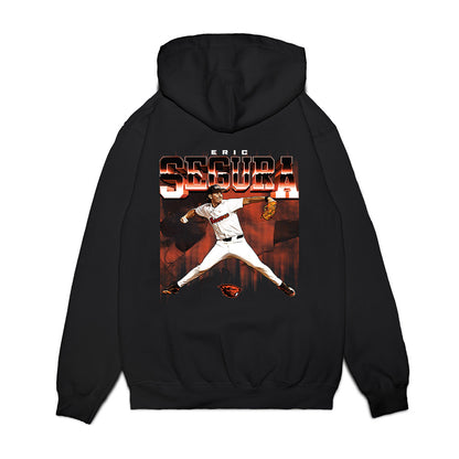 Oregon State - NCAA Baseball : Eric Segura - Individual Collage Premium Hooded Sweatshirt-1