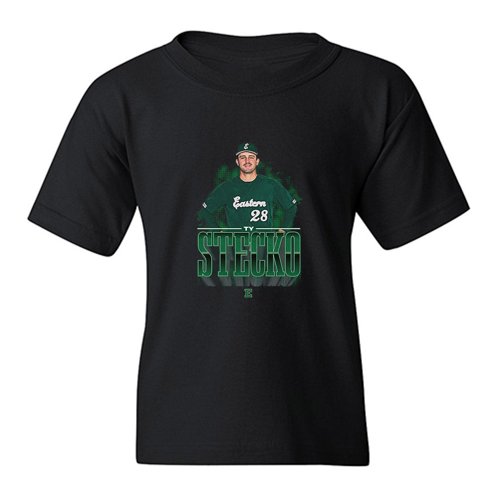 EMich - NCAA Baseball : Ty Stecko - Youth T-Shirt-0