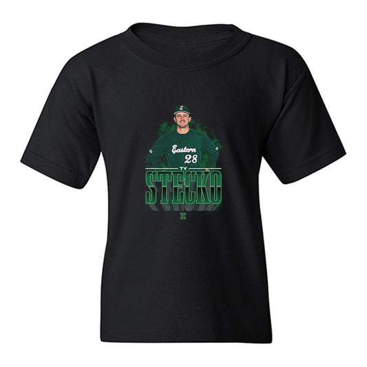 EMich - NCAA Baseball : Ty Stecko - Youth T-Shirt-0