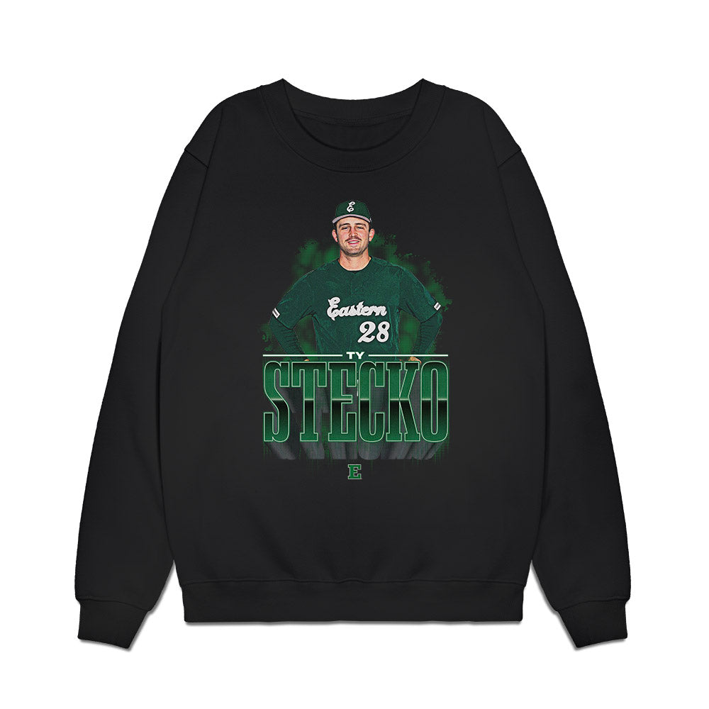 EMich - NCAA Baseball : Ty Stecko - Premium Crewneck Sweatshirt-0