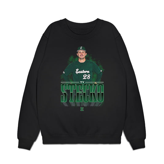 EMich - NCAA Baseball : Ty Stecko - Premium Crewneck Sweatshirt-0