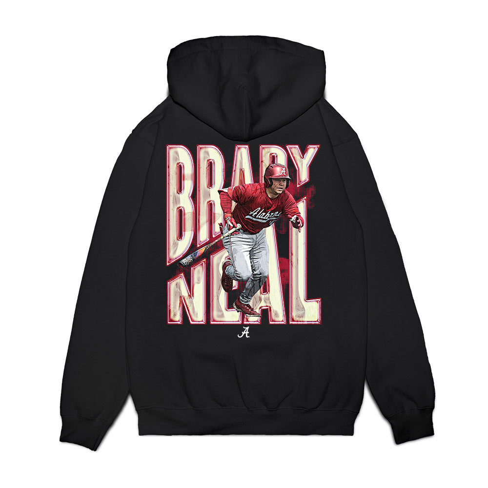 Alabama - NCAA Baseball : Brady Neal - Collage Premium Hooded Sweatshirt-1