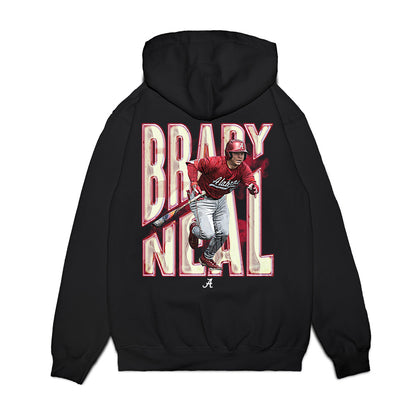 Alabama - NCAA Baseball : Brady Neal - Collage Premium Hooded Sweatshirt-1