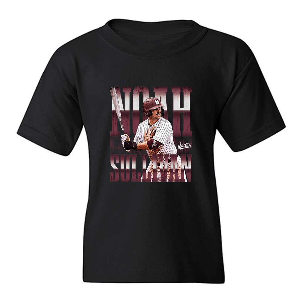 Mississippi State - NCAA Baseball : Noah Sullivan - Collage Youth T-Shirt-0