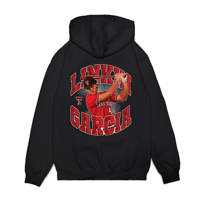 Texas Tech - NCAA Baseball : Linkin Garcia - Individual Collage Premium Hooded Sweatshirt-1