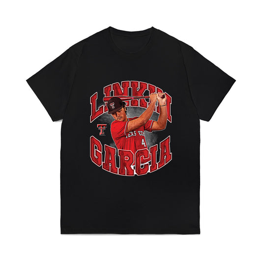 Texas Tech - NCAA Baseball : Linkin Garcia - Individual Collage Comfort Colors T-Shirt-0