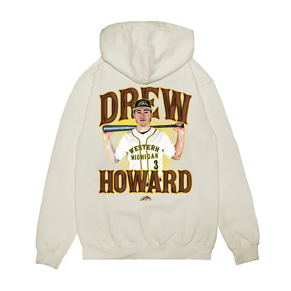 Western Michigan - NCAA Baseball : Drew Howard - Collage Premium Hooded Sweatshirt-1
