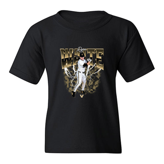 Vanderbilt - NCAA Baseball : Ryker Waite - Collage Youth T-Shirt-0