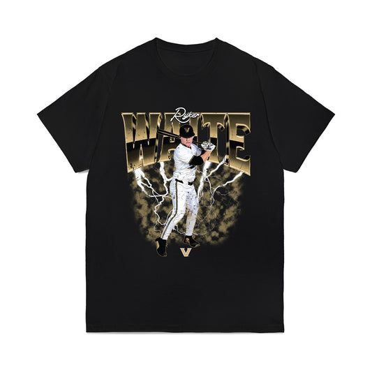 Vanderbilt - NCAA Baseball : Ryker Waite - Collage Comfort Colors T-Shirt-0