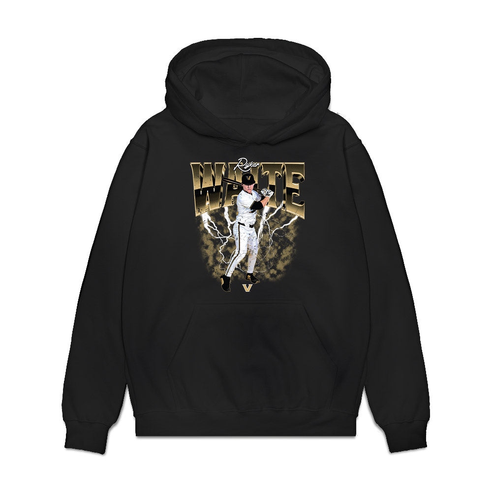 Vanderbilt - NCAA Baseball : Ryker Waite - Collage Premium Hooded Sweatshirt-0