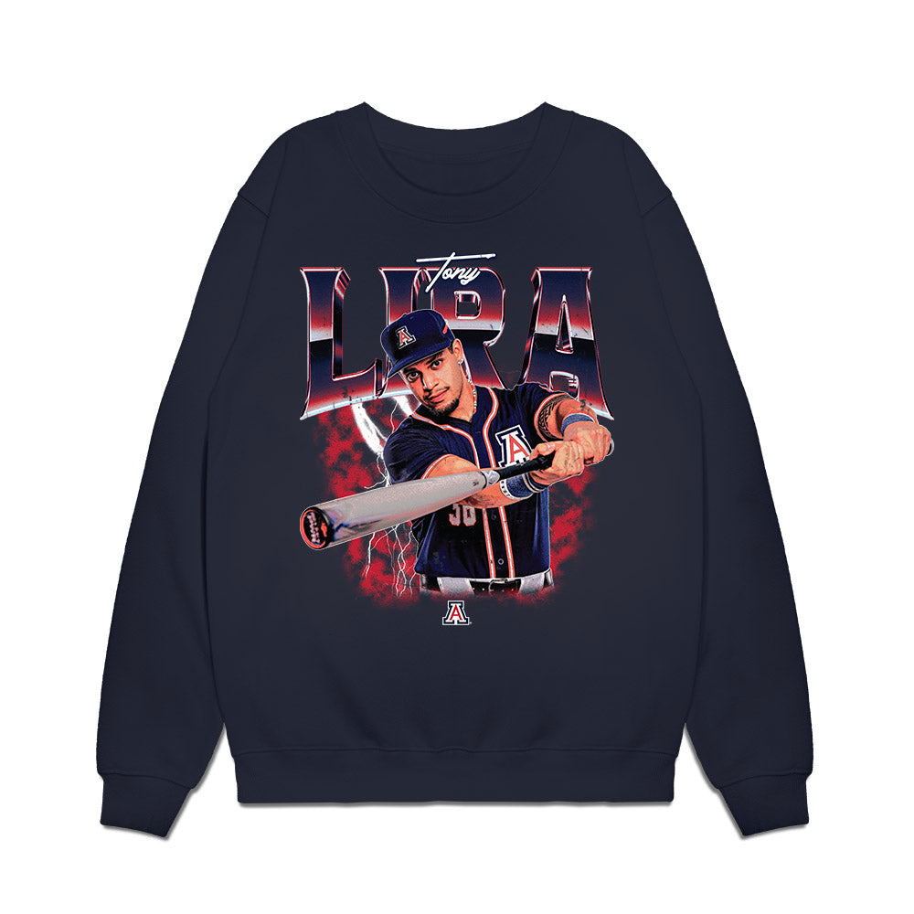Arizona - NCAA Baseball : Tony Lira - Collage Premium Crewneck Sweatshirt-0