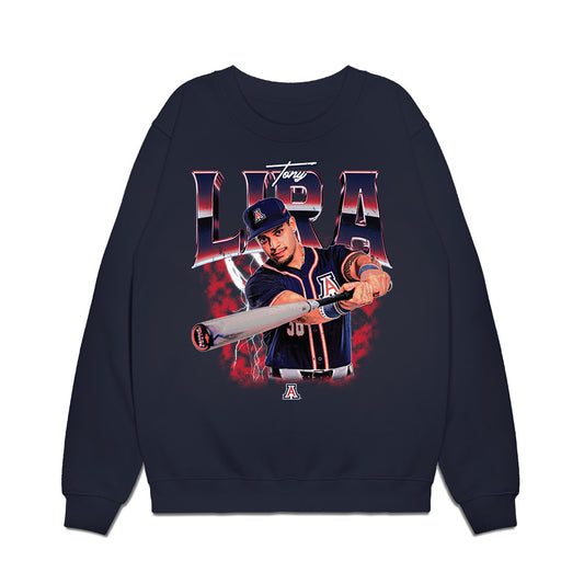Arizona - NCAA Baseball : Tony Lira - Collage Premium Crewneck Sweatshirt-0