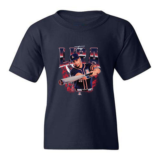 Arizona - NCAA Baseball : Tony Lira - Collage Youth T-Shirt-0