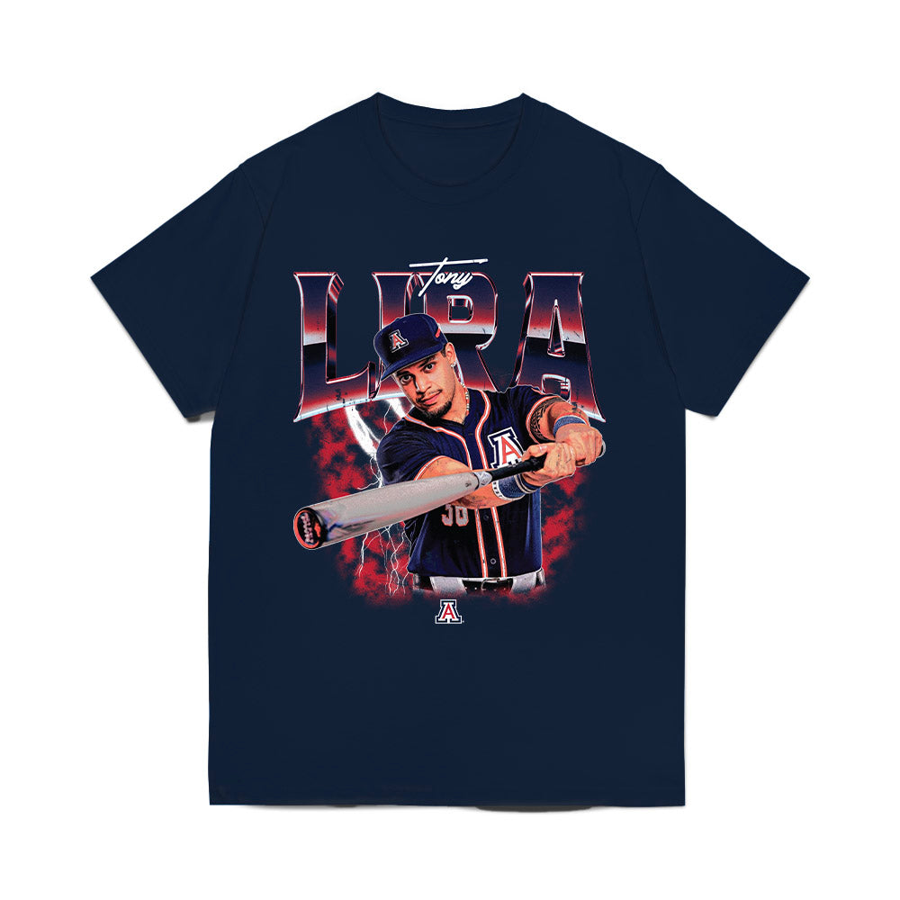 Arizona - NCAA Baseball : Tony Lira - Collage Comfort Colors T-Shirt-0