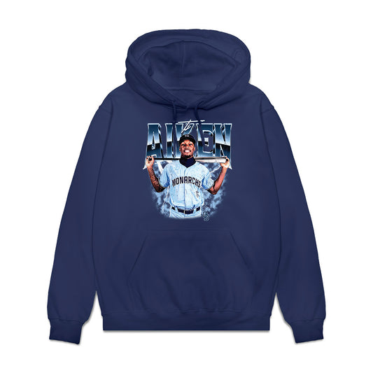 Old Dominion - NCAA Baseball : TJ Aiken - Individual Collage Fleece Hooded Sweatshirt-0