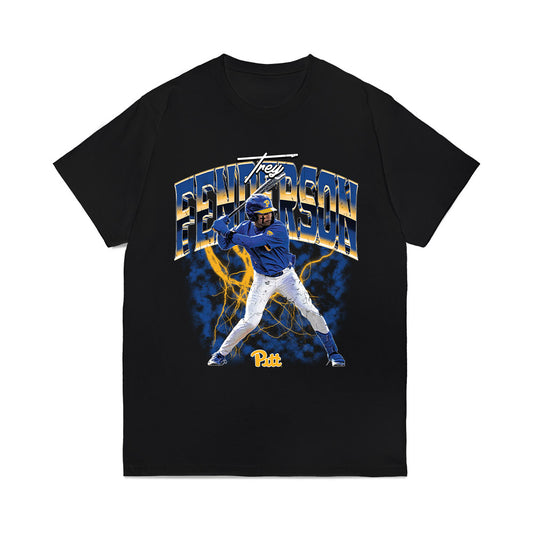 Pittsburgh - NCAA Baseball : Trey Fenderson - Collage Comfort Colors T-Shirt-0