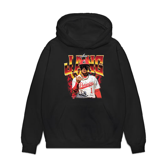 Youngstown State - NCAA Baseball : Alex Jang - Collage Premium Hooded Sweatshirt-0