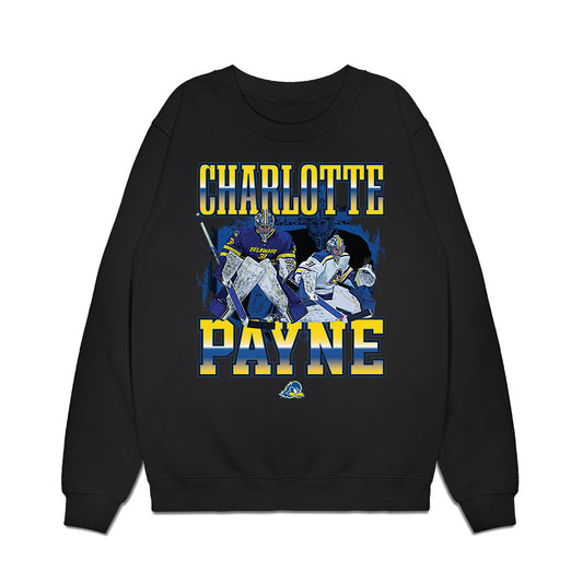 Delaware - NCAA Ice Hockey : Charlotte Payne - Collage Premium Crewneck Sweatshirt-0