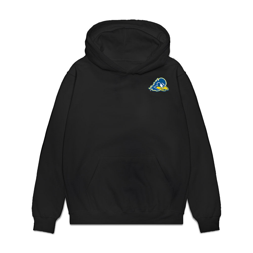 Delaware - NCAA Ice Hockey : Charlotte Payne - Collage Premium Hooded Sweatshirt-0