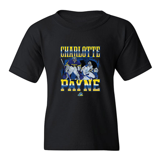 Delaware - NCAA Ice Hockey : Charlotte Payne - Collage Youth T-Shirt-0