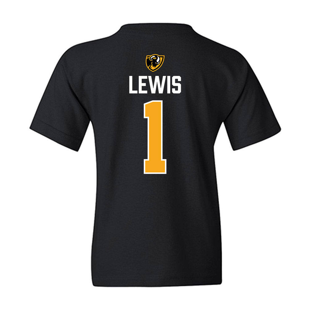VCU - NCAA Men's Basketball : Nyk Lewis - Back to Back A10 Champions Youth T-Shirt-1