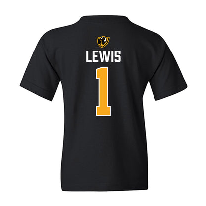 VCU - NCAA Men's Basketball : Nyk Lewis - Back to Back A10 Champions Youth T-Shirt-1