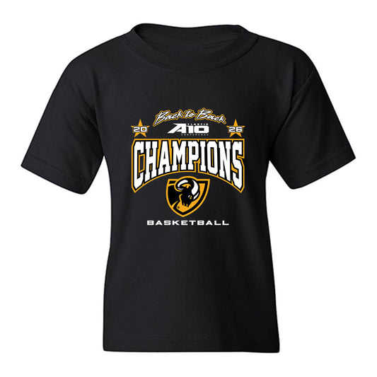 VCU - NCAA Men's Basketball : Collin Ross - Back to Back A10 Champions Youth T-Shirt-0