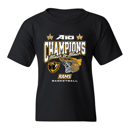 VCU - NCAA Men's Basketball : - A10 Champions Roster Youth T-Shirt-0