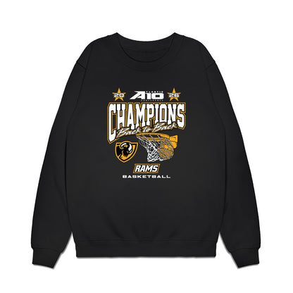 VCU - NCAA Men's Basketball : - A10 Champions Roster Premium Crewneck Sweatshirt-0