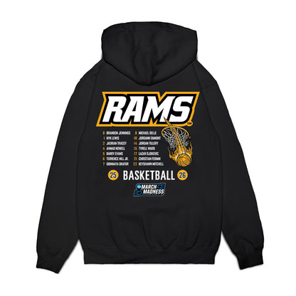 VCU - NCAA Mens Basketball - Roster NCAA® March Madness® 2026 Premium Hooded Sweatshirt-1