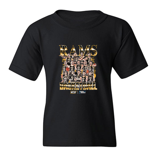 VCU - NCAA Men's Basketball : - NCAA® March Madness® 2026 Team Collage Youth T-Shirt-0