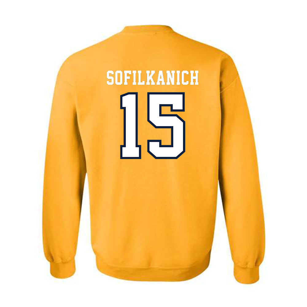 Michigan - NCAA Women's Basketball : Ashley Sofilkanich - Classic Shersey Crewneck Sweatshirt-1