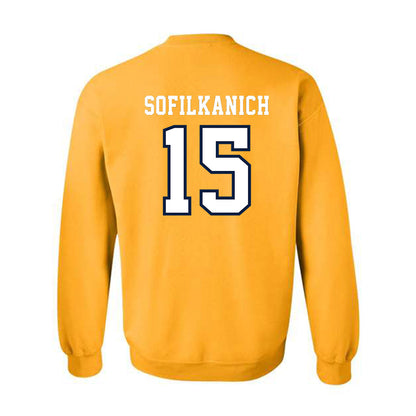 Michigan - NCAA Women's Basketball : Ashley Sofilkanich - Classic Shersey Crewneck Sweatshirt-1
