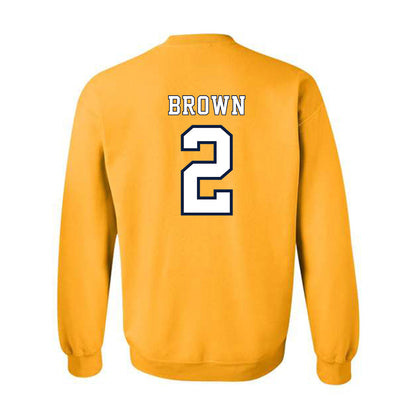 Michigan - NCAA Women's Basketball : Macy Brown - Classic Shersey Crewneck Sweatshirt-1
