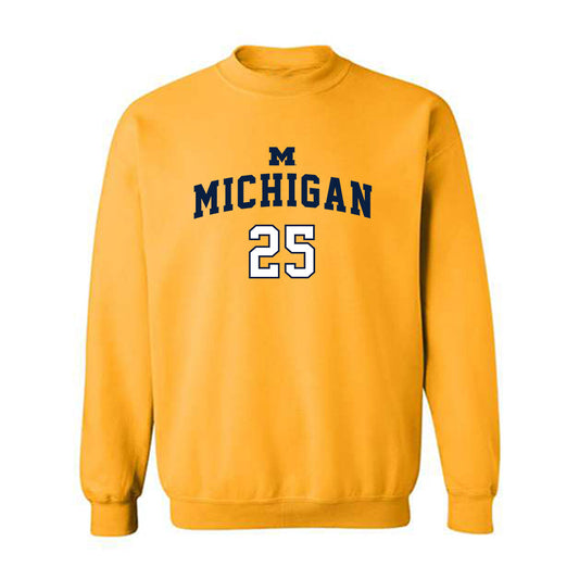 Michigan - NCAA Women's Basketball : McKenzie Mathurin - Classic Shersey Crewneck Sweatshirt-0